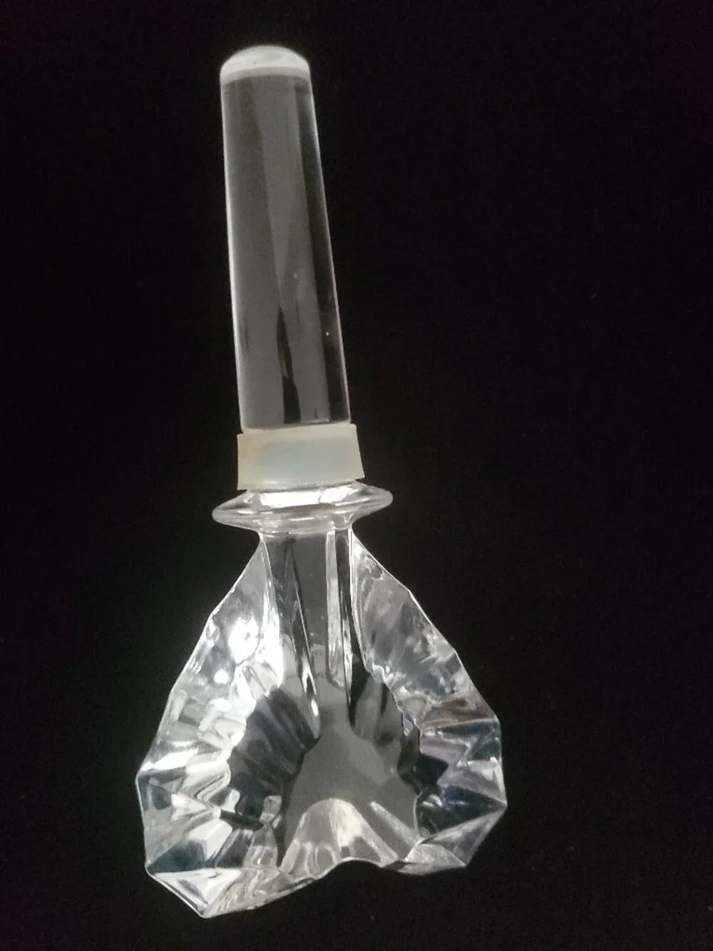Heart Shaped Crystal Wine Stopper Mikasa “Venus” - Austria